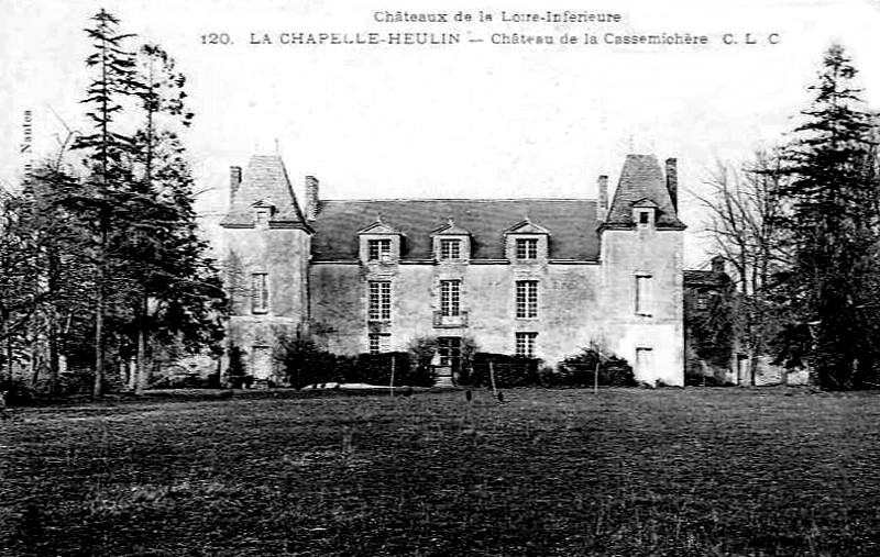Chteau de Cassemichre  la Chapelle-Heulin (Bretagne).