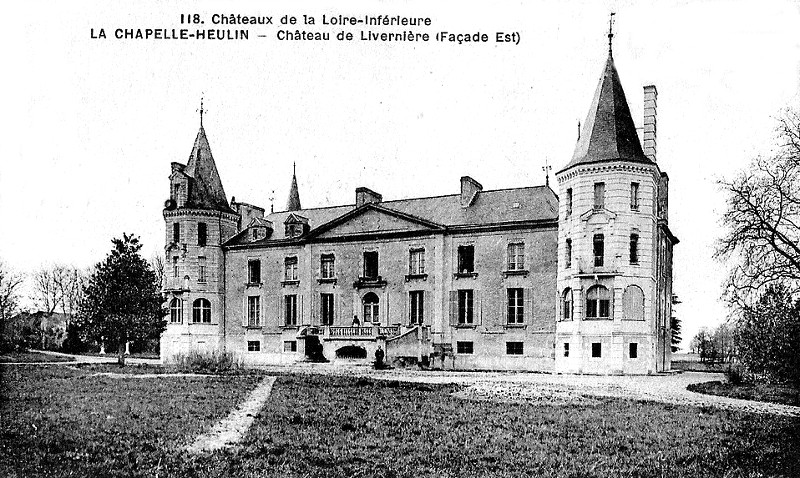 Chteau de Livernire  la Chapelle-Heulin (Bretagne).