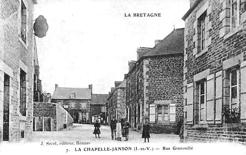 Ville de La Chapelle-Janson (Bretagne).