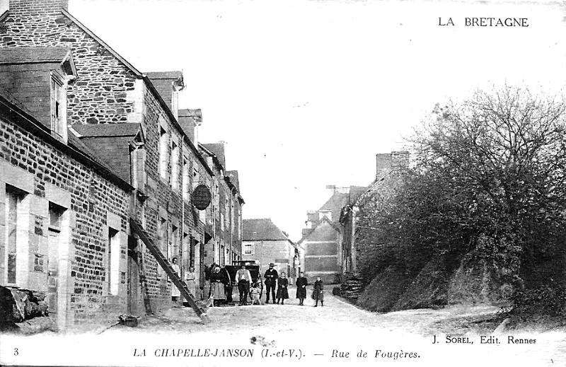 Ville de La Chapelle-Janson (Bretagne).