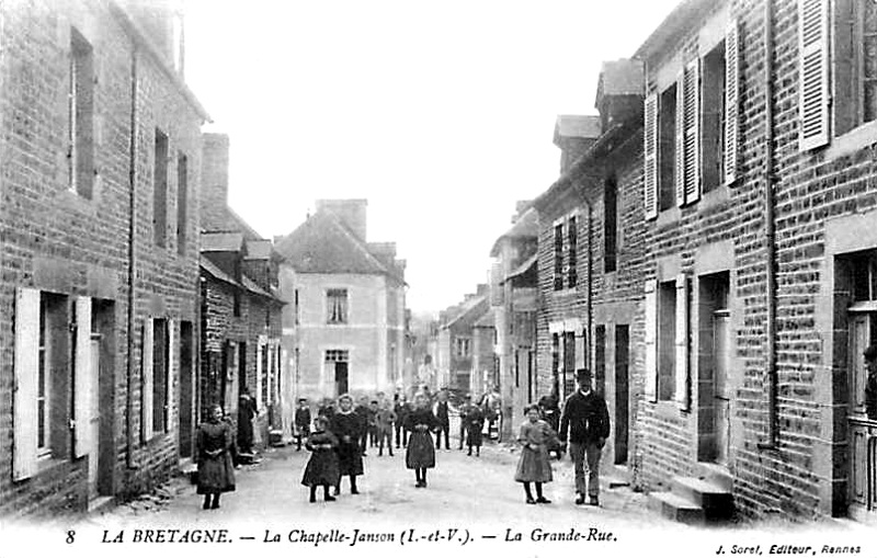 Ville de La Chapelle-Janson (Bretagne).