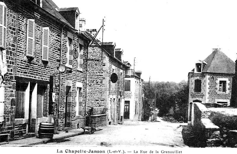 Ville de La Chapelle-Janson (Bretagne).