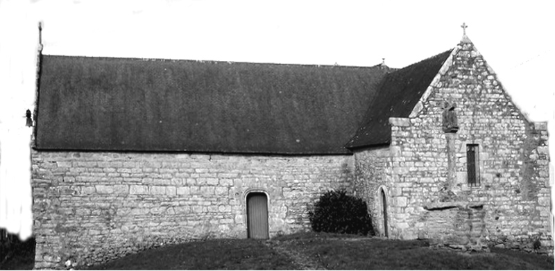 La chapelle Notre-Dame de Locmaria  La Chapelle-Neuve (Morbihan,Bretagne).