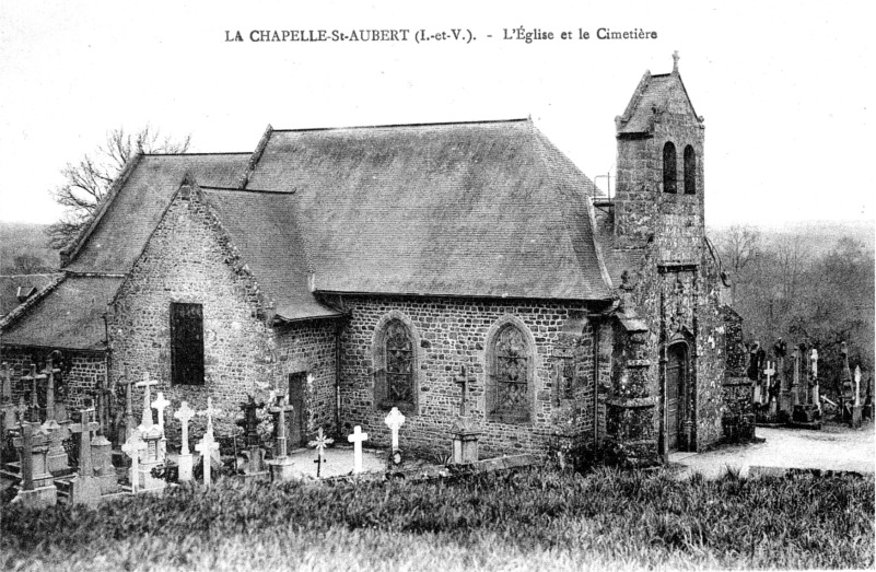 Eglise de la Chapelle-Saint-Aubert (Bretagne).
