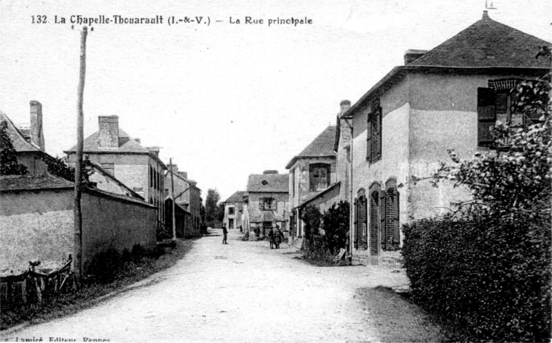 Ville de la Chapelle-Thouarault (Bretagne).