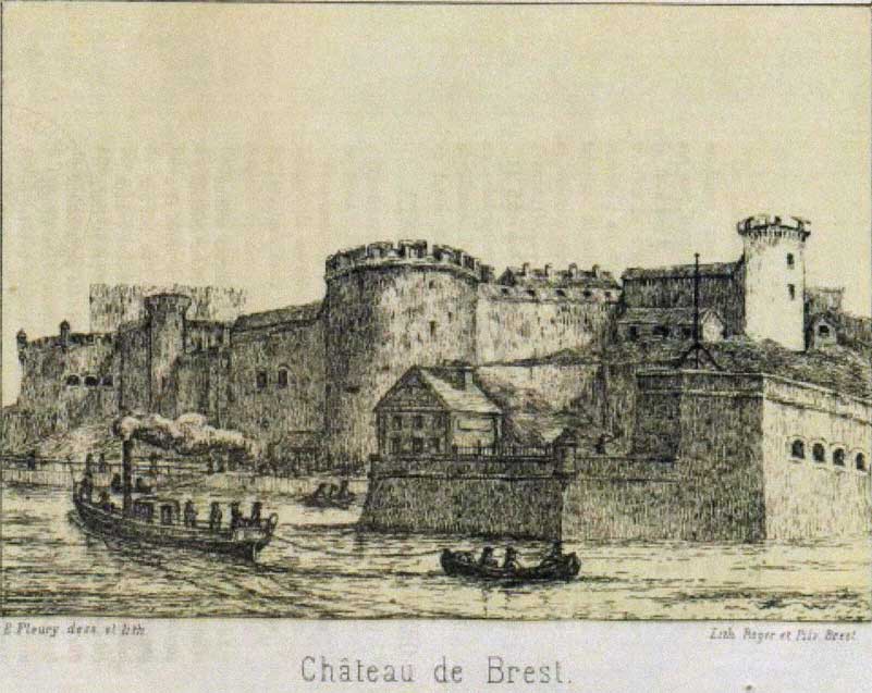 Brest (Bretagne) : château de Brest