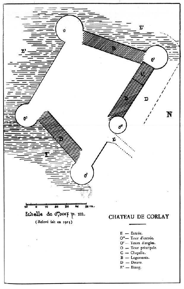 Chteau de Corlay (vicomte Rohan)