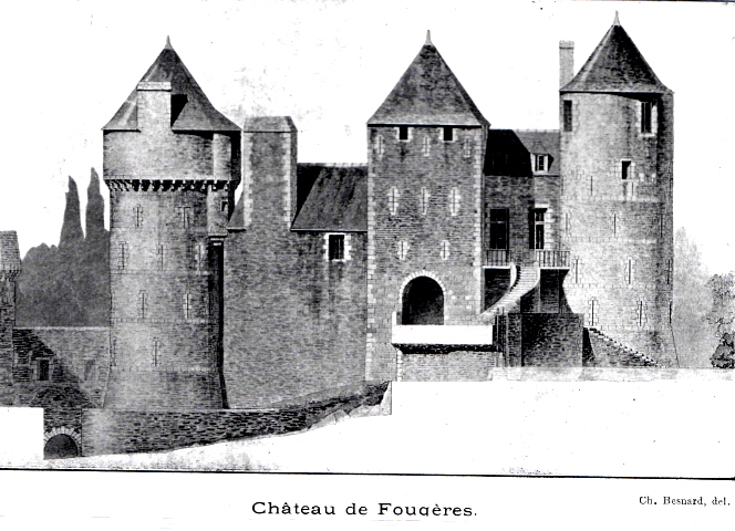 Chteau de Fougres (Bretagne).