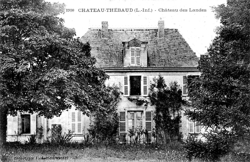 Château des Landes à Château-Thébaud (anciennement en Bretagne).