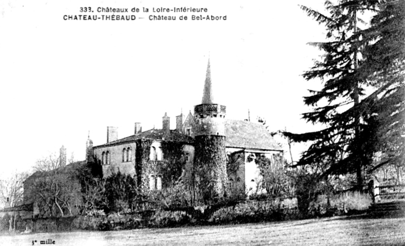 Château de Bel-Abord à Château-Thébaud (anciennement en Bretagne).