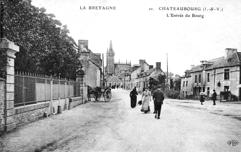 Ville de Chteaubourg (Bretagne).