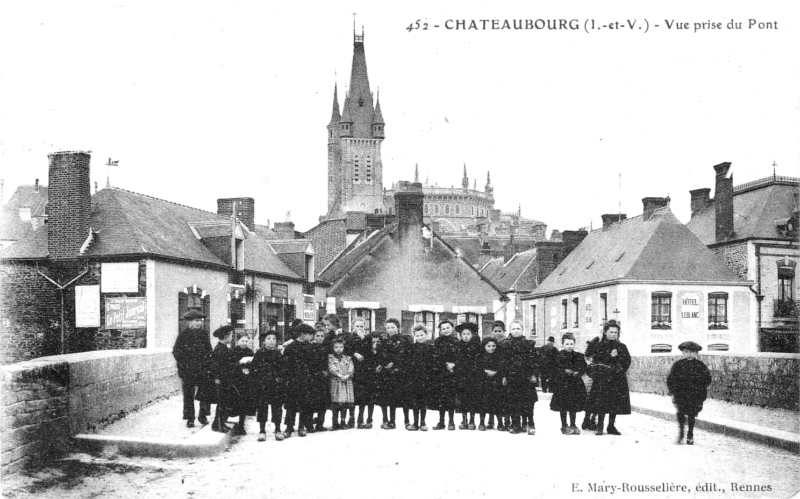 Ville de Chteaubourg (Bretagne).