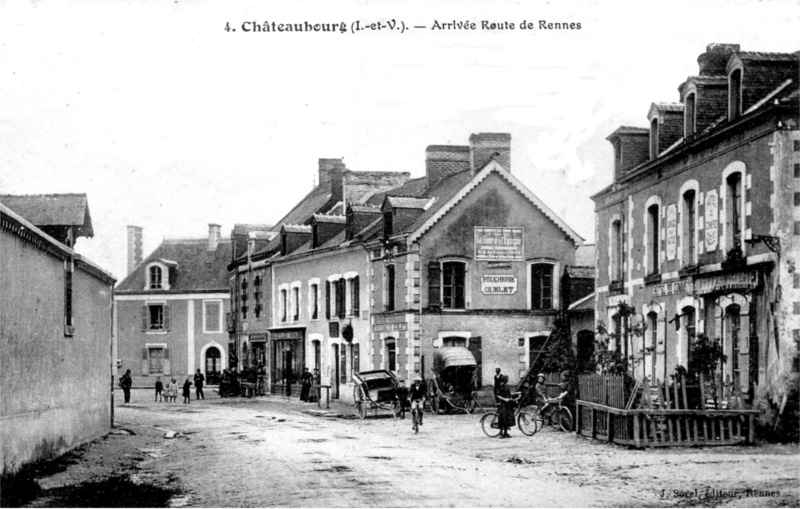 Ville de Chteaubourg (Bretagne).