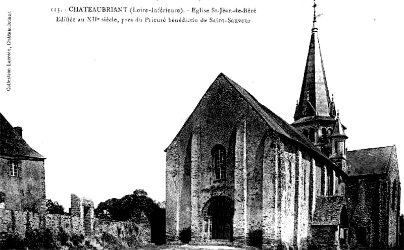 Eglise de Saint-Jean-de-Béré à Châteaubriant (Bretagne).