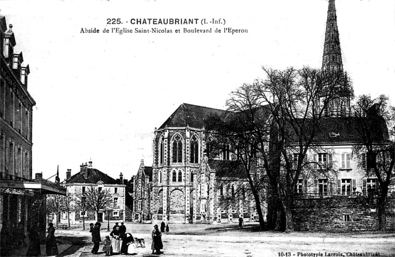 Eglise de Châteaubriant (Bretagne).