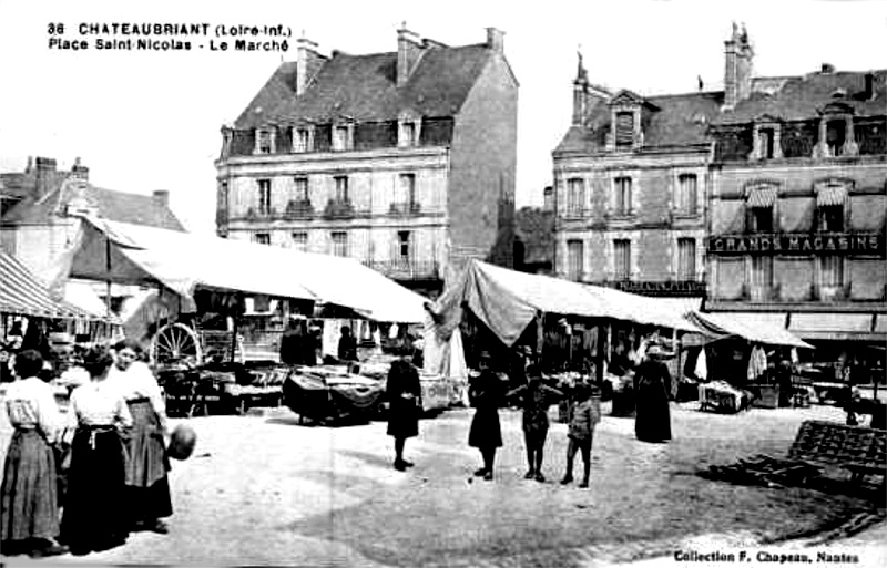 Ville de Châteaubriant (Bretagne).