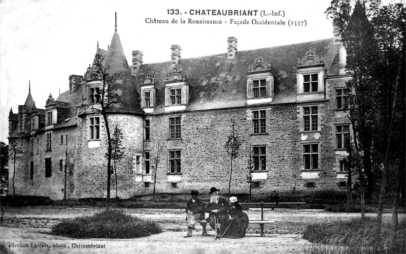 Château de la Renaissance à Châteaubriant (Bretagne).