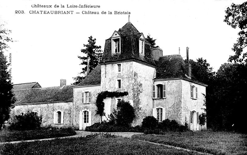Château de la Briotais à Châteaubriant (Bretagne).