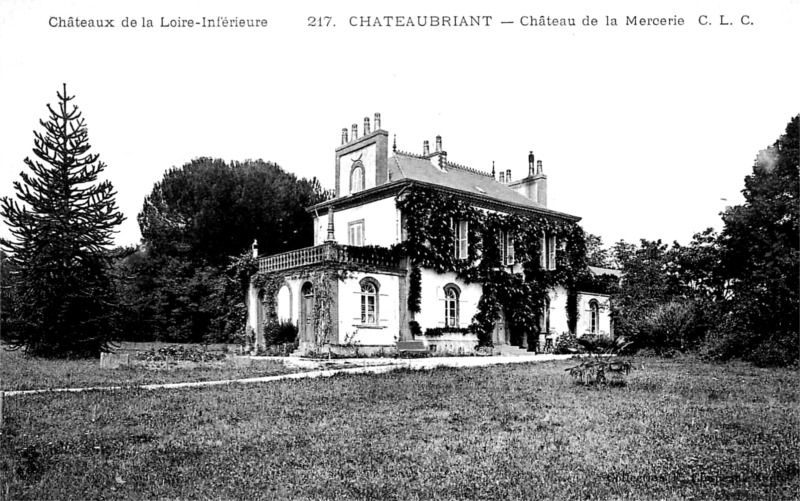 Château de la Mercerie à Châteaubriant (Bretagne).