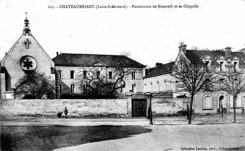 Pensionnat Nazareth à Châteaubriant (Bretagne).