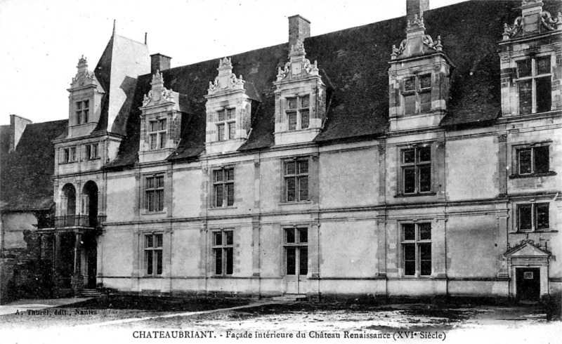 Château de la Renaissance à Châteaubriant (Bretagne).