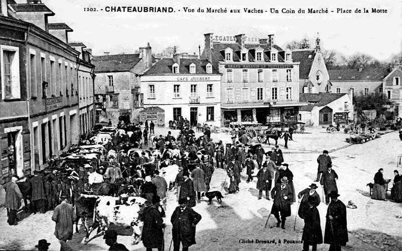 Ville de Chteaubriant (Bretagne).