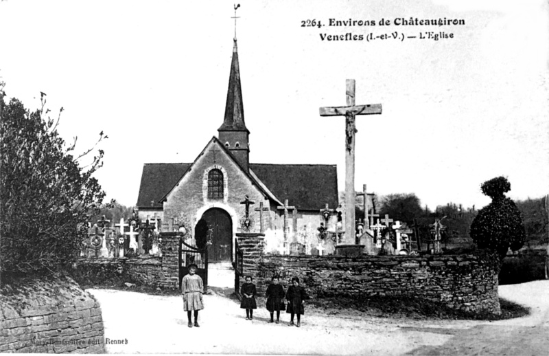 Eglise de Venefles  Chteaugiron (Bretagne).