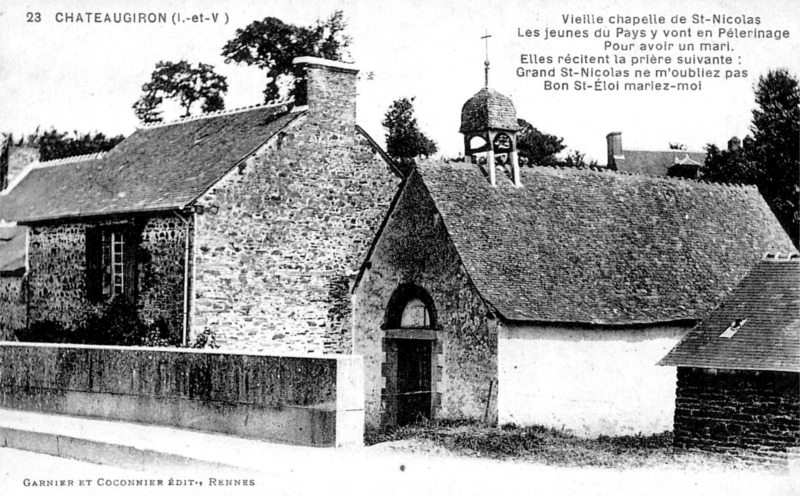 Chapelle de Châteaugiron (Bretagne).