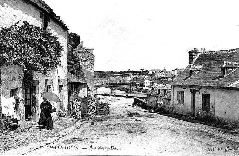 Ville de Chteaulin (Bretagne).