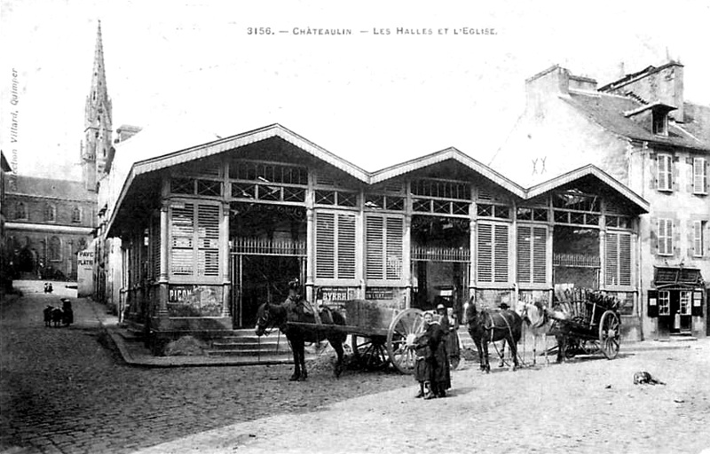 Ville de Chteaulin (Bretagne).