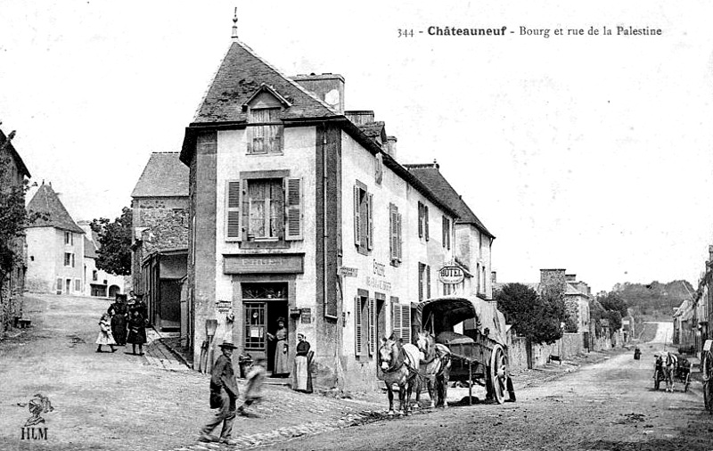 Ville de Chteauneuf-d'Ille-et-Vilaine (Bretagne).