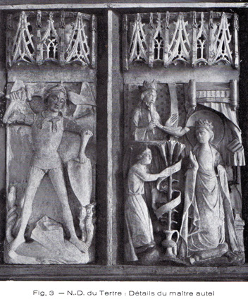 Chtelaudren : Matre-autel de Notre-Dame du Tertre