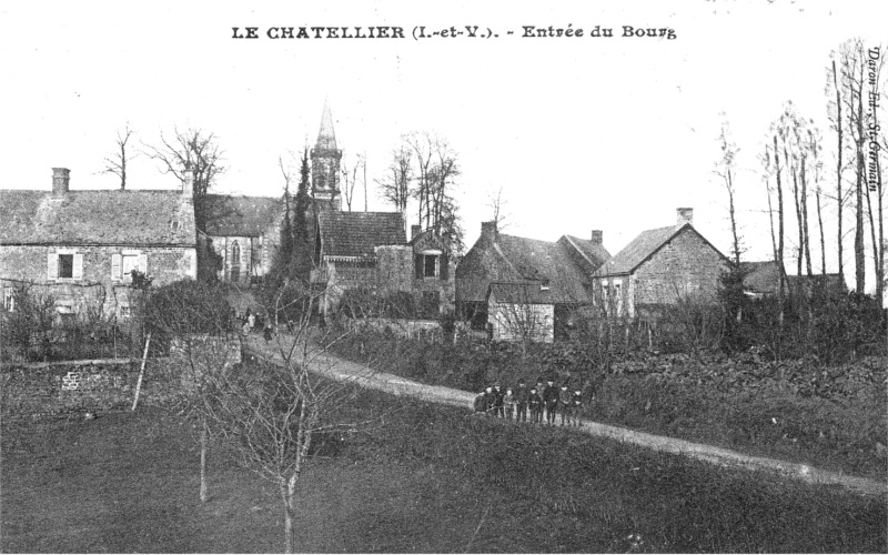 Ville du Chtellier (Bretagne). 