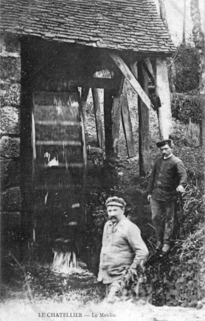 Moulin de la ville du Chtellier (Bretagne).