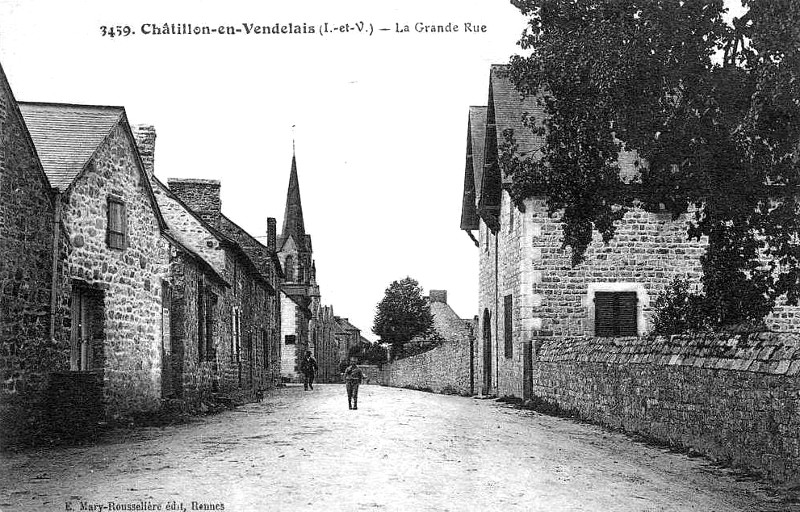 Ville de Chtillon-en-Vendelais (Bretagne).