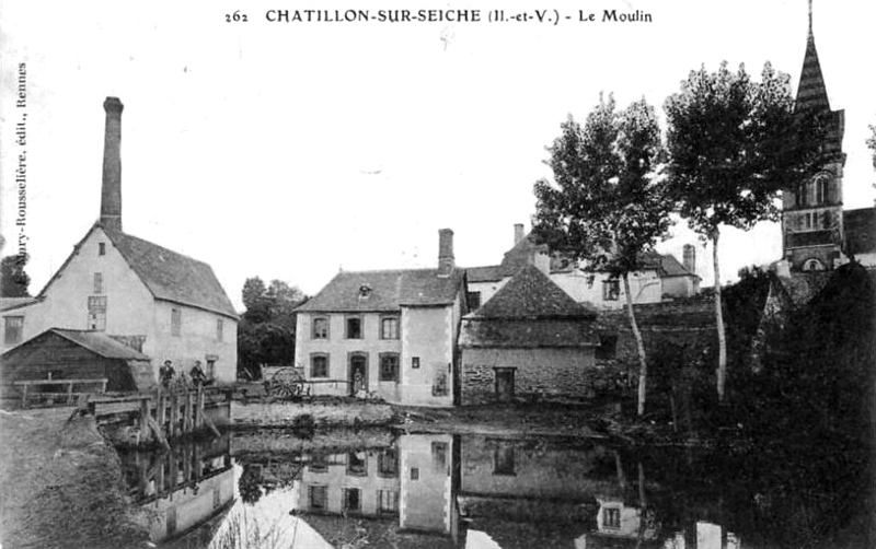 Moulin de Châtillon-sur-Seiche (Bretagne).