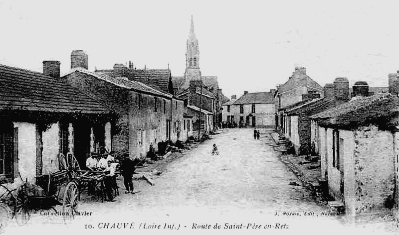 Ville de Chauv (anciennement en Bretagne).