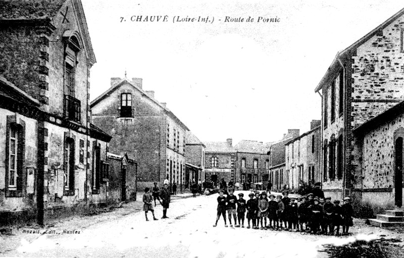 Ville de Chauv (anciennement en Bretagne).