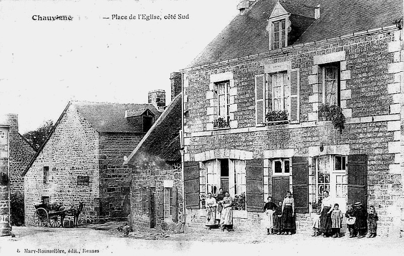 Ville de Chauvigné (Bretagne).