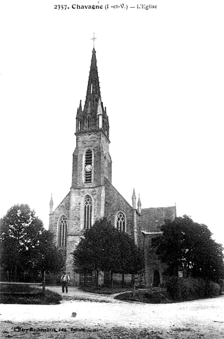 Eglise de Chavagne (Bretagne).
