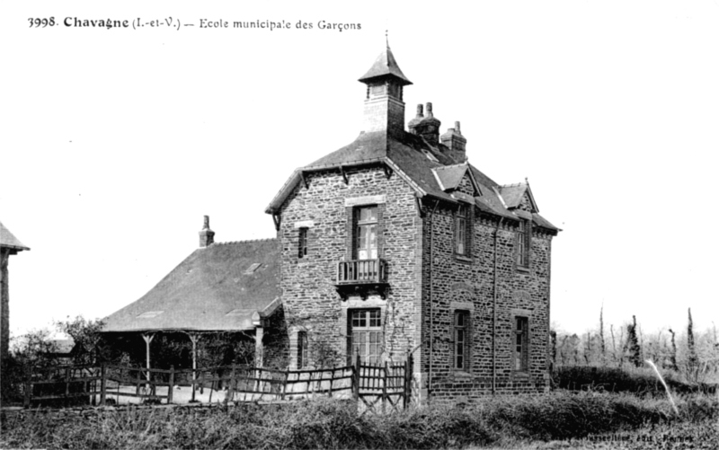 Ecole de Chavagne (Bretagne).
