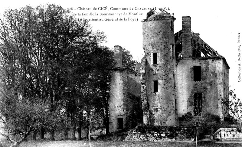 Chteau de Cic  Chavagne (Bretagne).