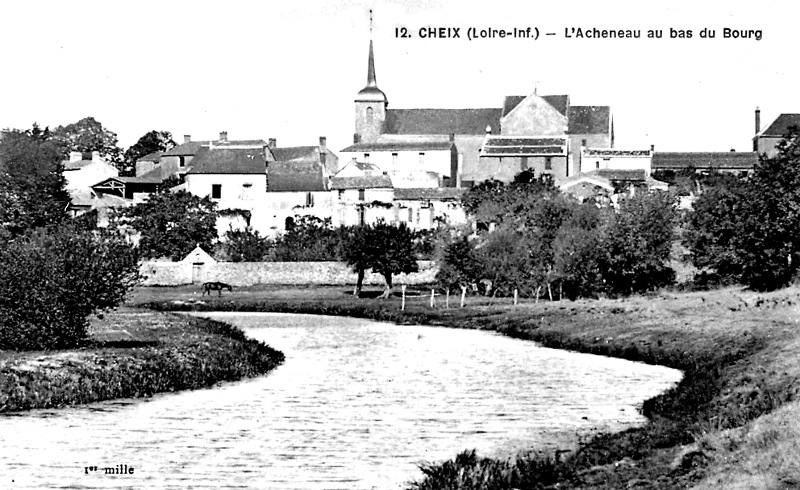 Ville de Cheix-en-Retz (Bretagne).