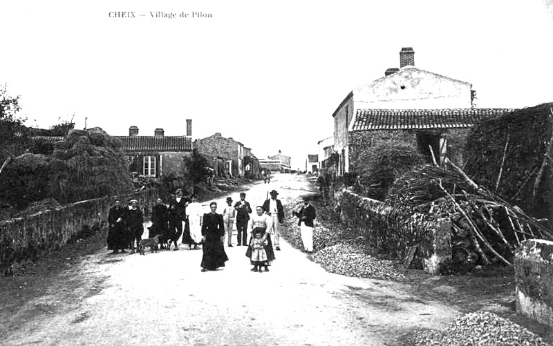 Ville de Cheix-en-Retz (Bretagne).