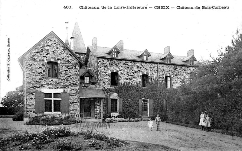 Château de Bois-Corbeau à Cheix-en-Retz (Bretagne).
