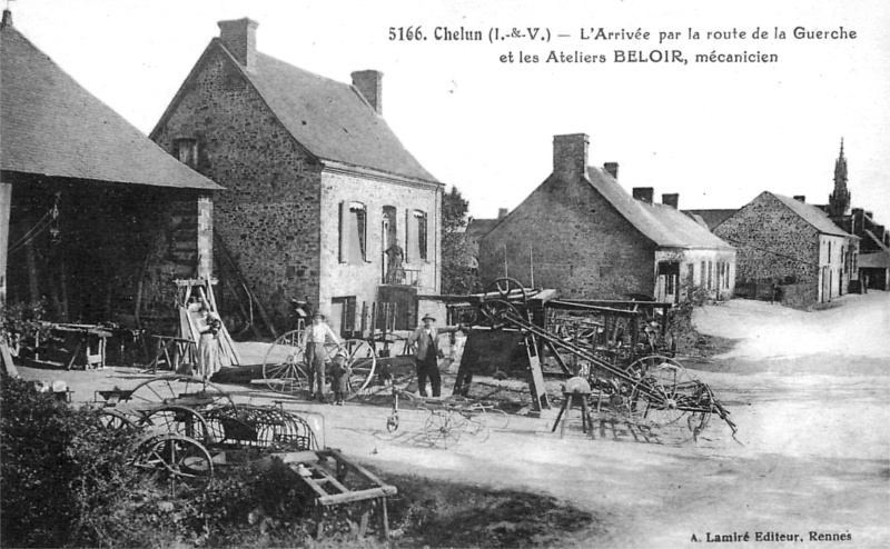 Ville de Chelun (Bretagne).