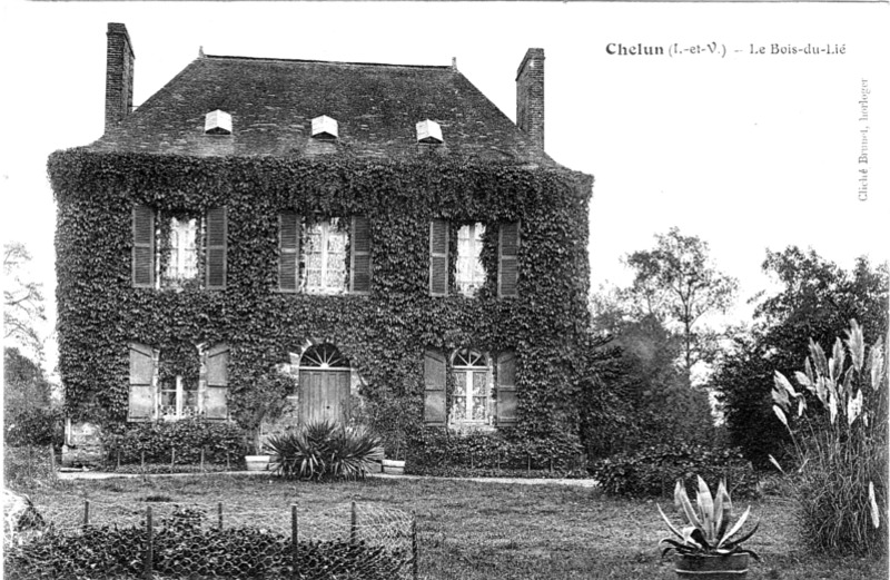 Manoir du Bois-du-Li (Boisduliers)  Chelun (Bretagne).