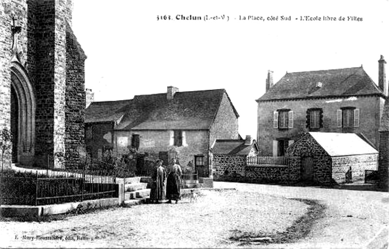 Ville de Chelun (Bretagne).