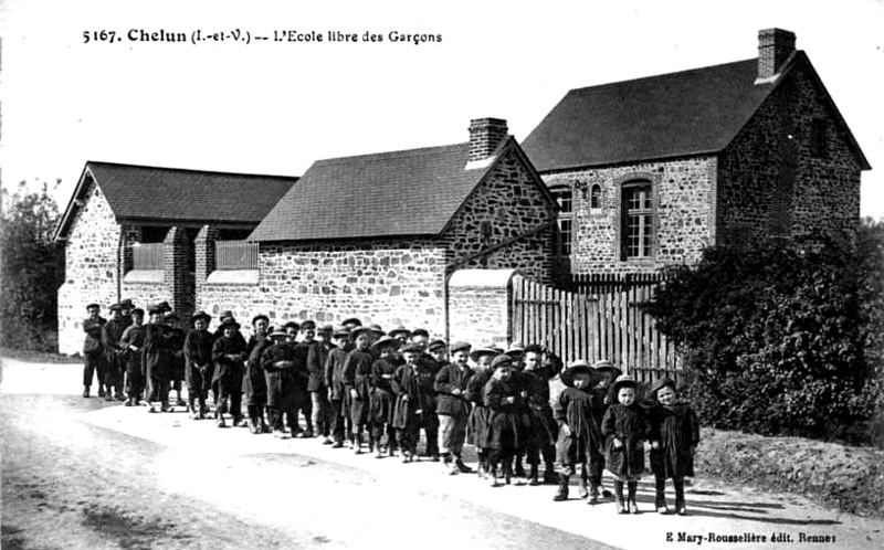 Ville de Chelun (Bretagne).