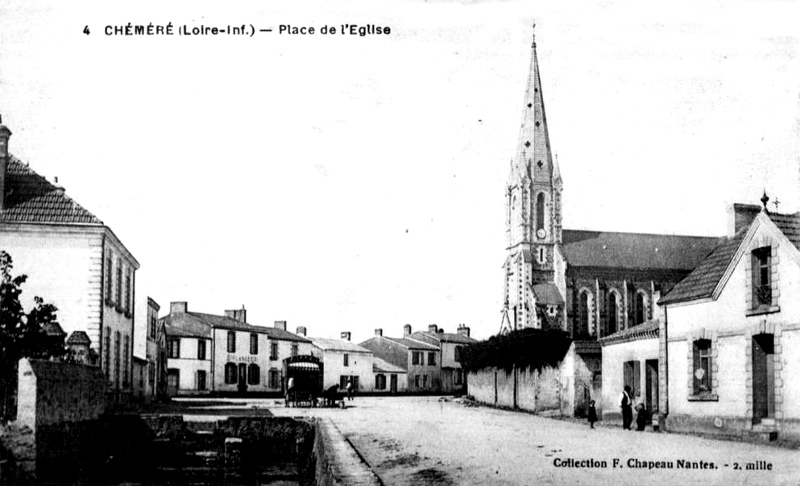 Ville de Chéméré (anciennement en Bretagne).
